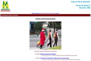 The American Morris Newsletter web presence