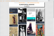 Illinois Digital Archives opening screen